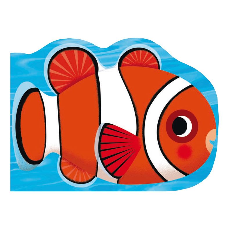 Mini Animales Pez Payaso Blanco