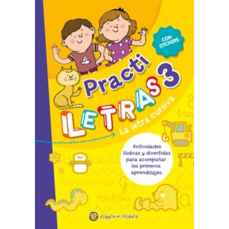 Practiletras 3. La Letra Cursiva Blanco