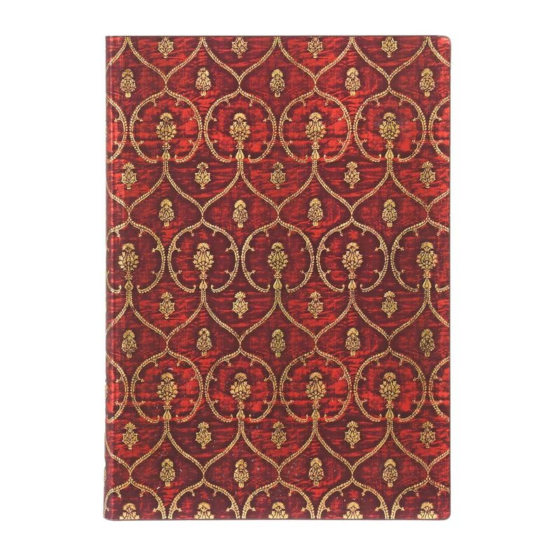 Libreta Red Velvet Midi Lineas Tapa Flexible-0