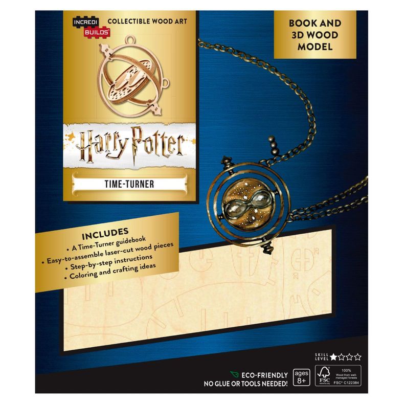 Harry Potter Time - Turner Libro y Modelo Armable En Madera-0