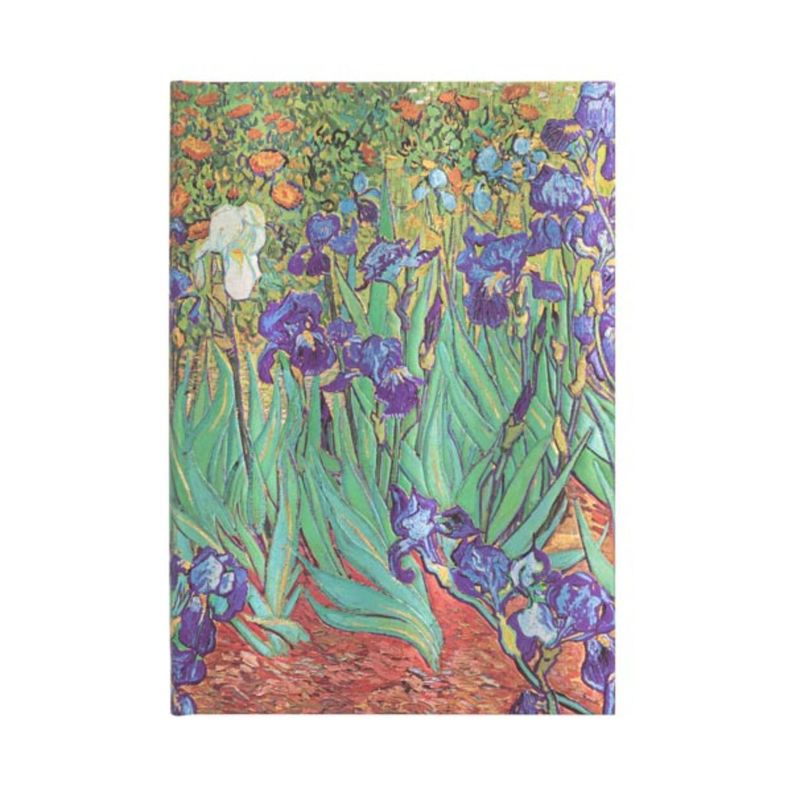 Libreta Van Gogh Los Lirios (Irises) Midi Dura Lineas-0