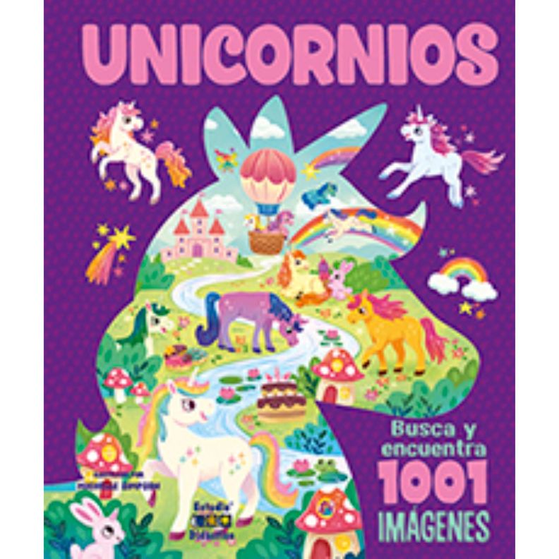 1001 Unicornios -Busca Y Encuentra...- Blanco