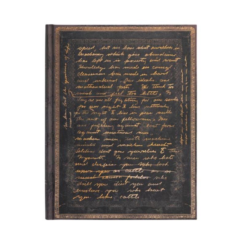 Libreta Charlie Chaplin Aniversario Ultra T. Dura Lineas Blanco