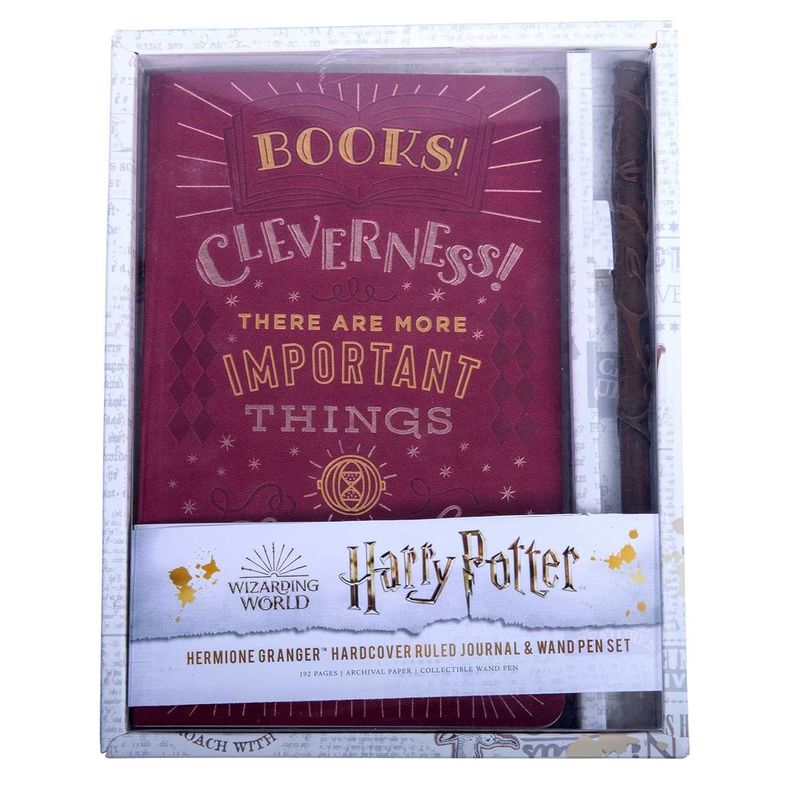 Harry Potter: Libreta T. Dura y Varita Diseño Hermione Granger-0