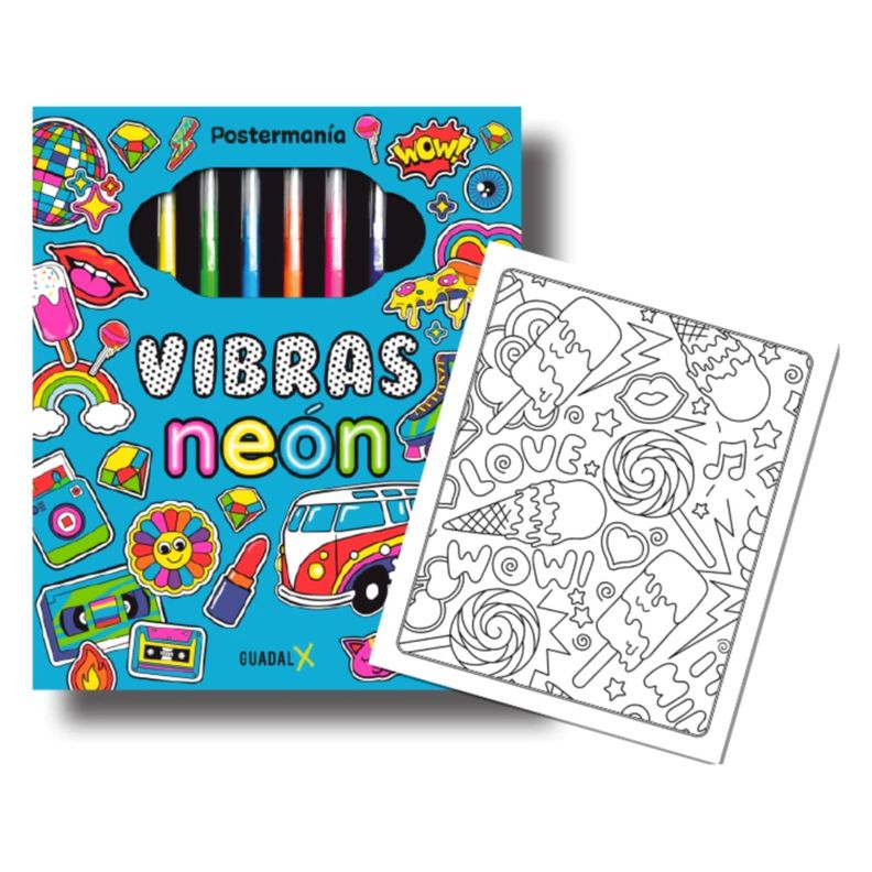 Vibras Neon (Postermania) Blanco