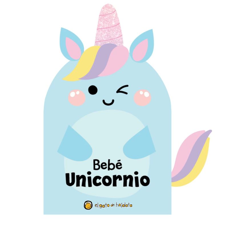Bebe Unicornio-Bebe Feliz Blanco