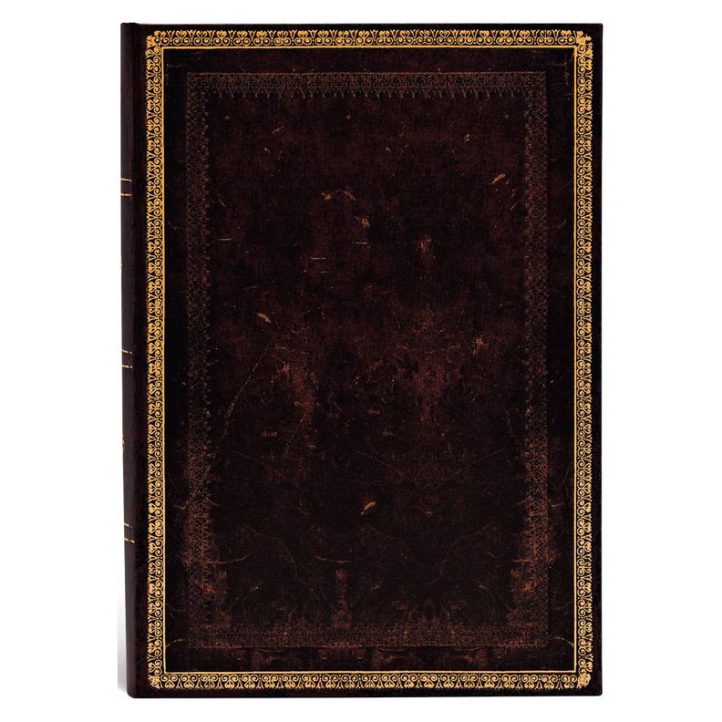 Libreta Black Moroccan Midi Tapa Dura-0
