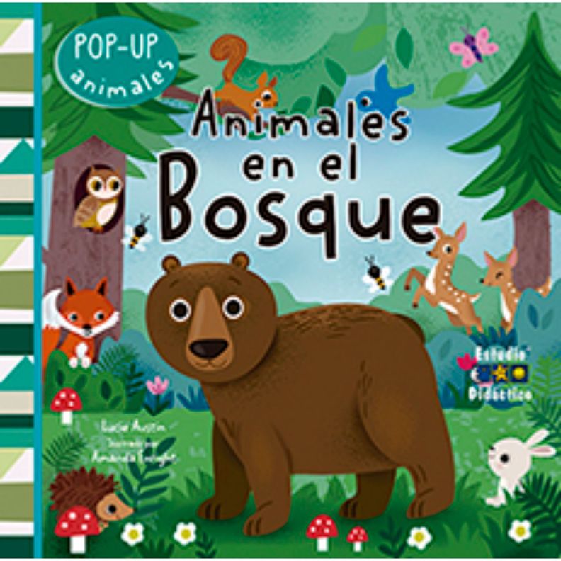 Animales En El Bosque (Pop-Up Animales) Blanco