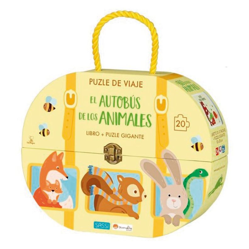 Libro y Puzzle El Autobus De Los Animales-0