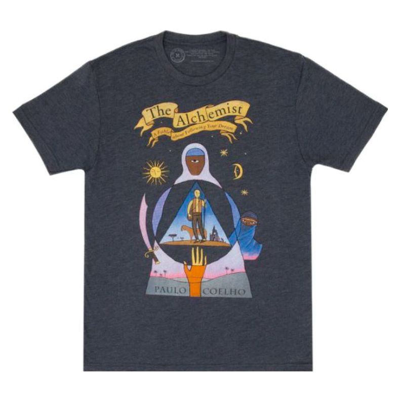 Polera El Alquimista Pablo Coello Medium Gris M