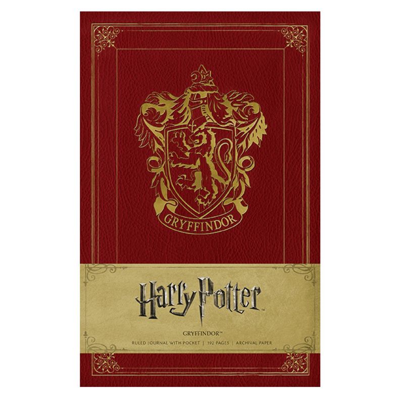 Libreta Harry Potter: Gryffindor T. Dura Lujo Medium-0