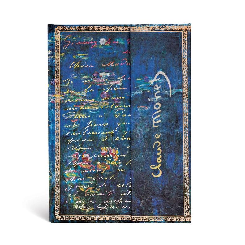Libreta Monet (Water Lilies) Midi Lineas Tapa Dura-0