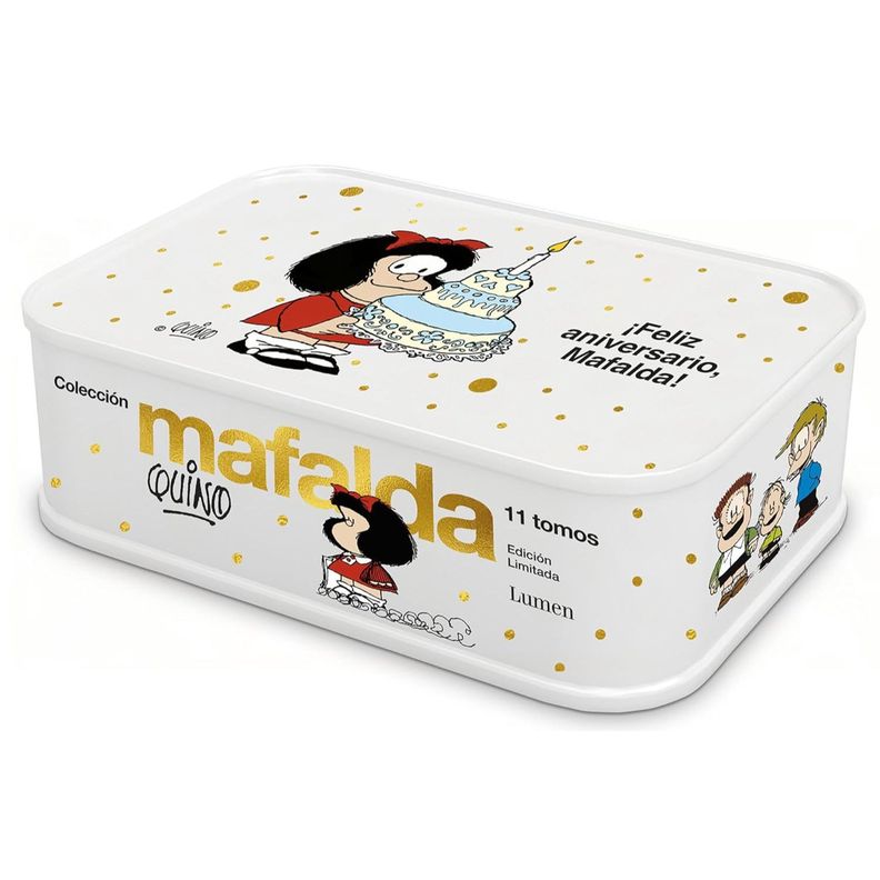 Colección Mafalda: 11 Tomos En Una Caja De Lata (Edición ¡Feliz Aniversario, Mafalda!)-0
