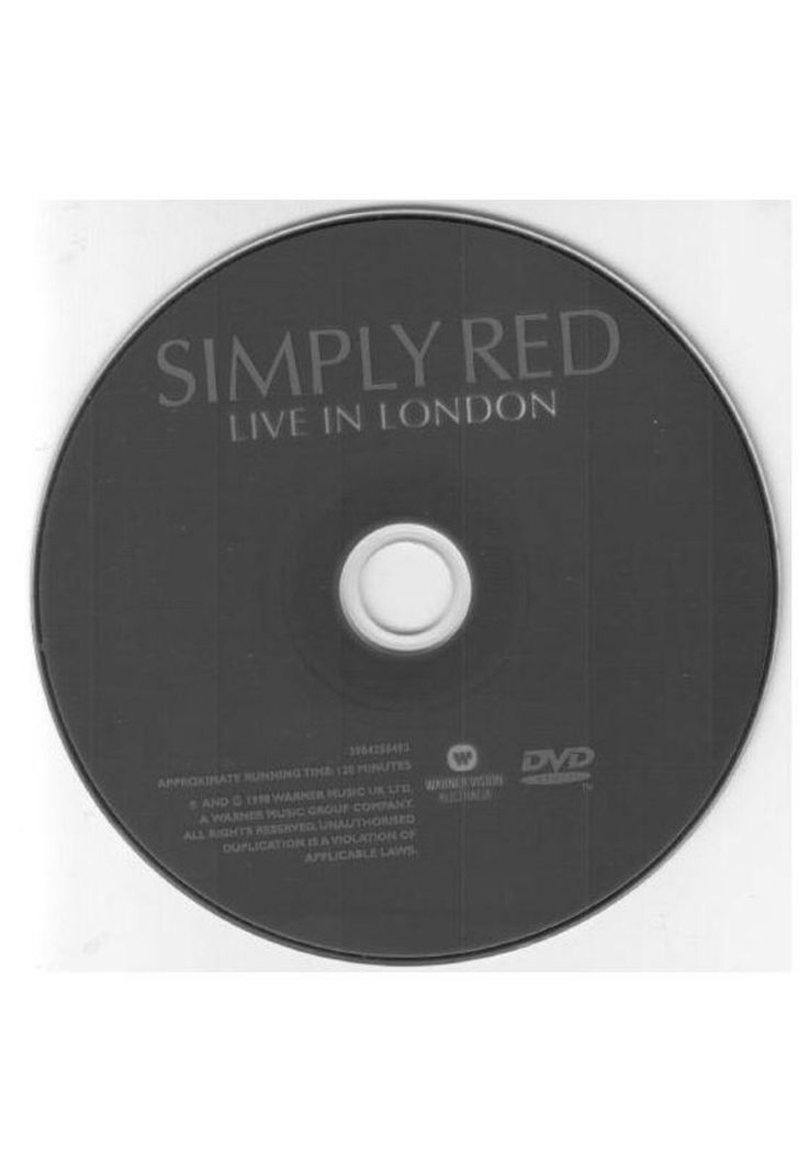 SIMPLY RED - LIVE IN LONDON | DVD-5