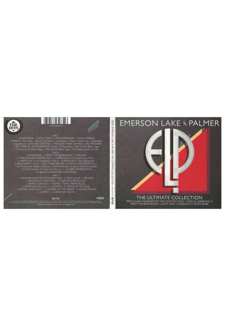 EMERSON, LAKE & PALMER  - THE ULTIMATE COLLECTION (3CD)(DIGIPACK) | CD-1