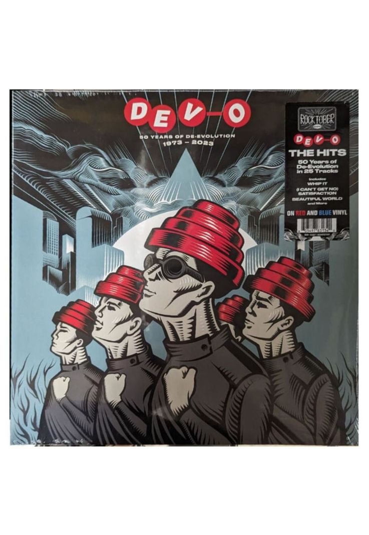 DEVO - 50 YEARS OF DE-EVOLUTION 1973-2023 (RED & BLUE VINYL) (2LP) | VINILO-0