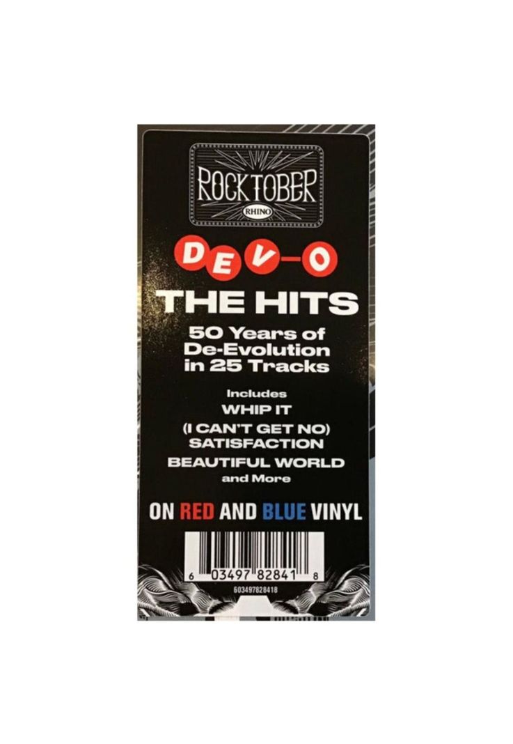 DEVO - 50 YEARS OF DE-EVOLUTION 1973-2023 (RED & BLUE VINYL) (2LP) | VINILO-3