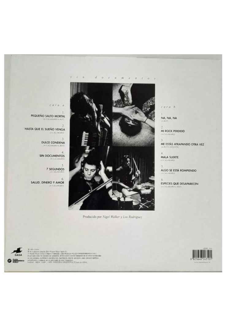 LOS RODRIGUEZ - SIN DOCUMENTOS | VINILO-1