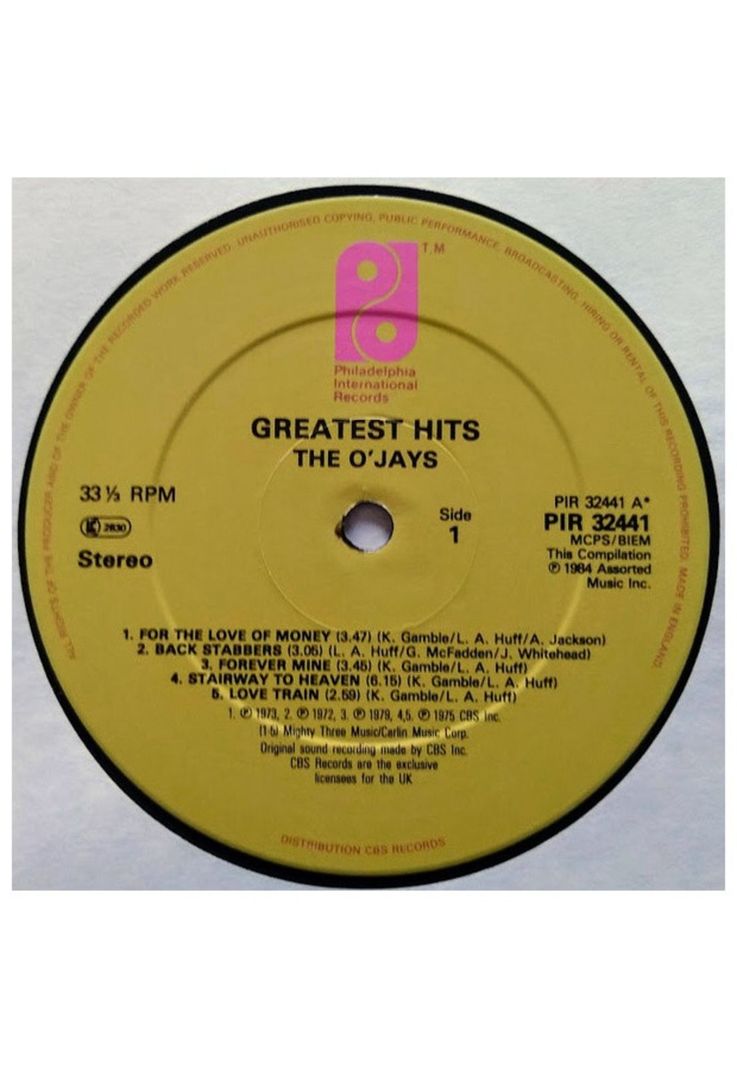 THE O'JAYS - GREATEST HITS | VINILO USADO-2