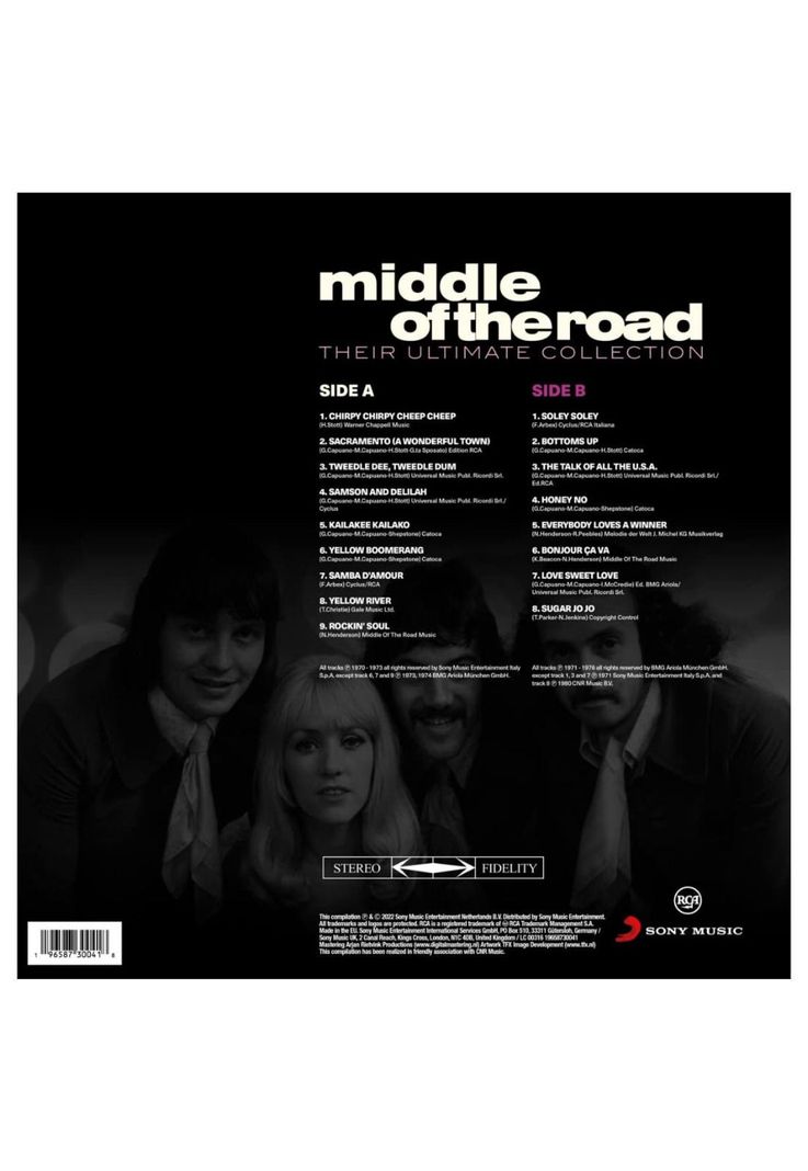 MIDDLE OF THE ROAD - THEIR ULTIMATE COLLECTION | VINILO-1