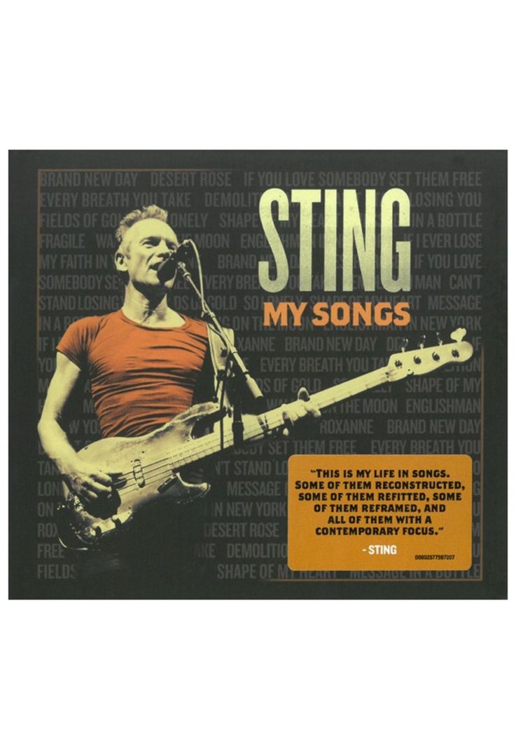 STING - MY SONGS (DIGIPACK) | CD-1