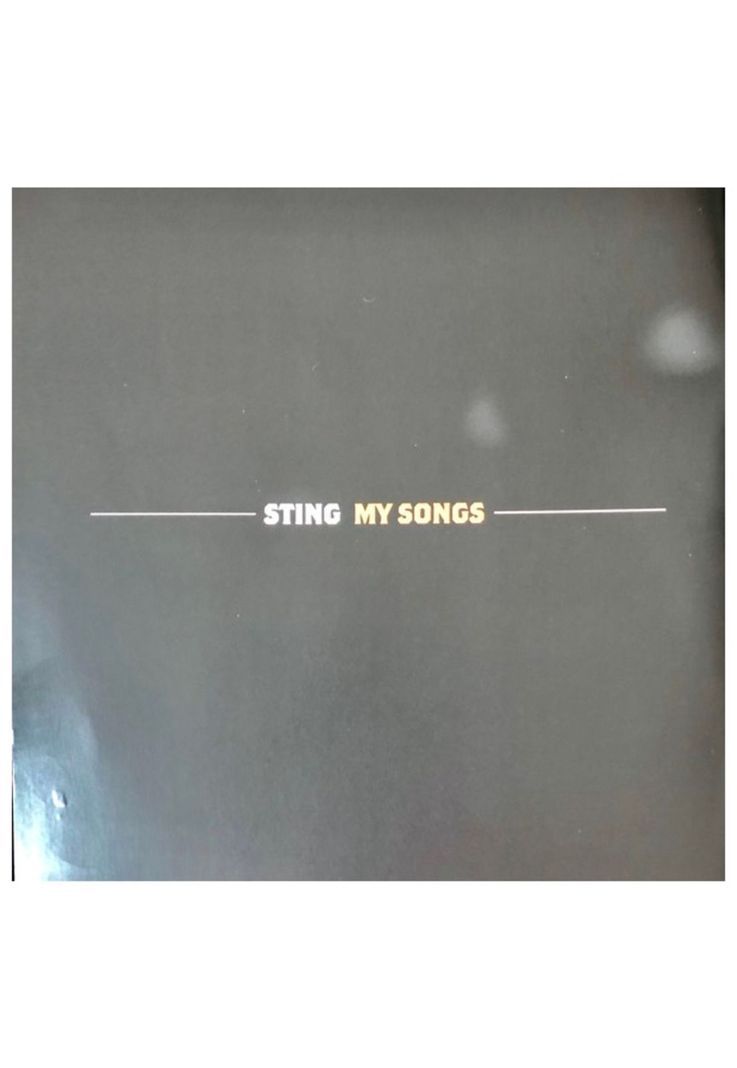 STING - MY SONGS (DIGIPACK) | CD-5