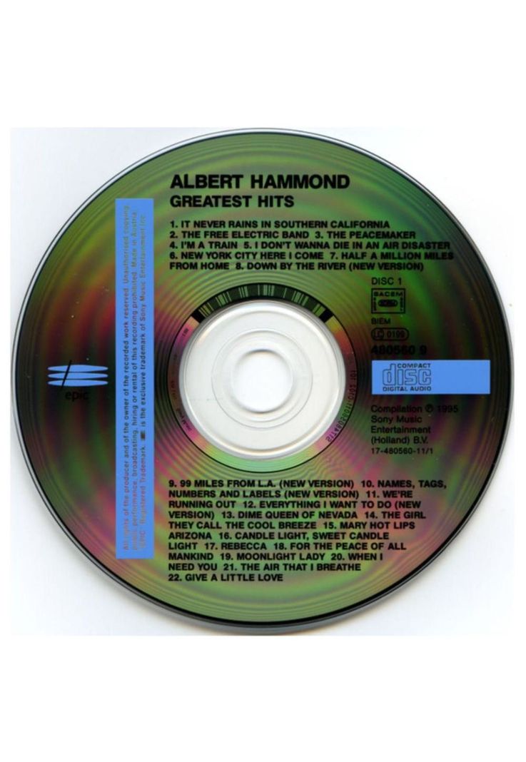 ALBERT HAMMOND - GREATEST HITS | CD-2
