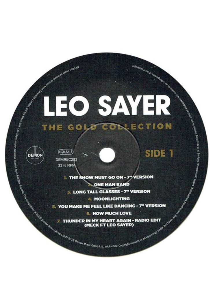 LEO SAYER - THE GOLD COLLECTION VINILO-3