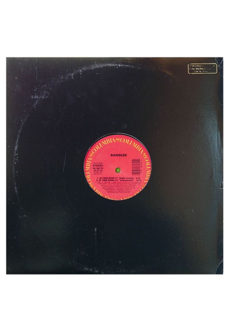 BANGLES - IN YOUR ROOM | 12" MAXI SINGLE USADO-1