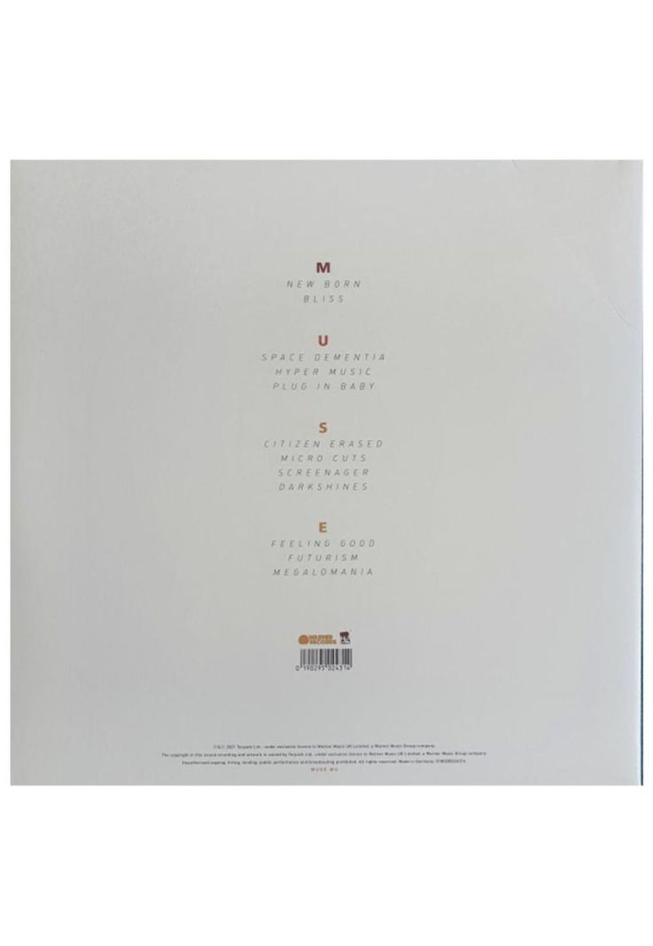 MUSE - ORIGIN OF SYMMETRY(ANNIVERSARY EDT) (2LP) | VINILO-1