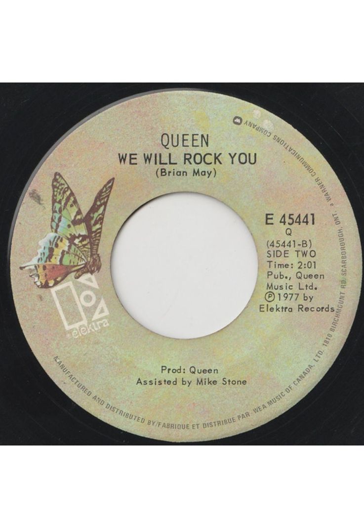 QUEEN - WE WILL ROCK YOU/WE ARE THE CHAMPIONS | 7" SINGLE VINILO USADO-1
