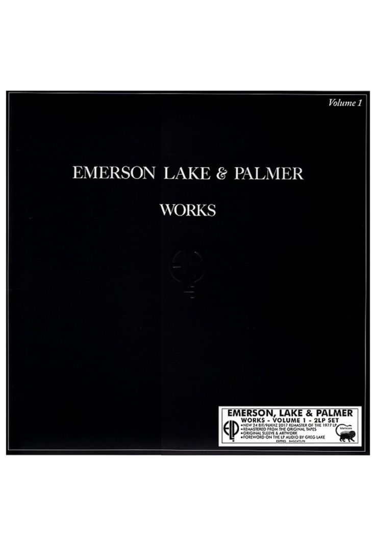 EMERSON, LAKE & PALMER - WORKS VOLUME 1 (2LP) | VINILO-0