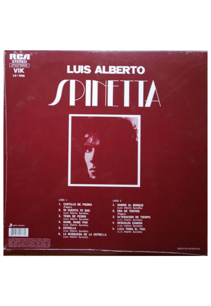 LUIS ALBERTO SPINETTA - LUIS ALBERTO SPINETTA | VINILO-1