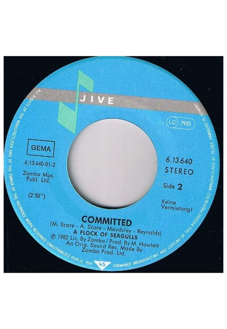 A FLOCK OF SEAGULLS - WISHING | 7'' SINGLE VINILO USADO-3