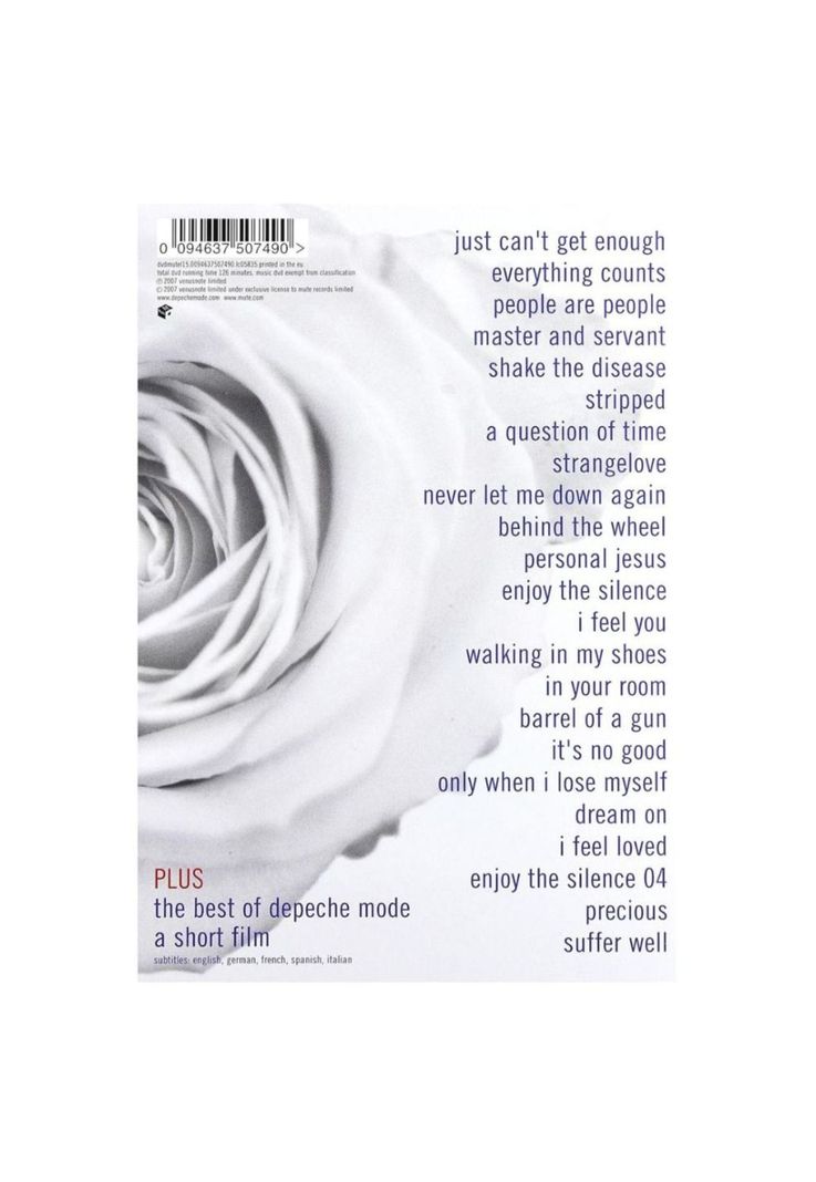 DEPECHE MODE - BEST OF DEPECHE MODE VOL. 1 (DVD) |  DVD-1