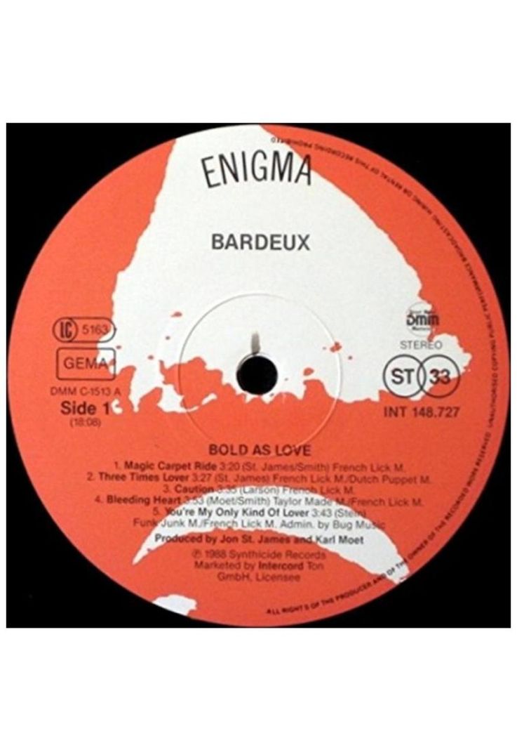BARDEUX - BOLD AS LOVE | VINILO-3