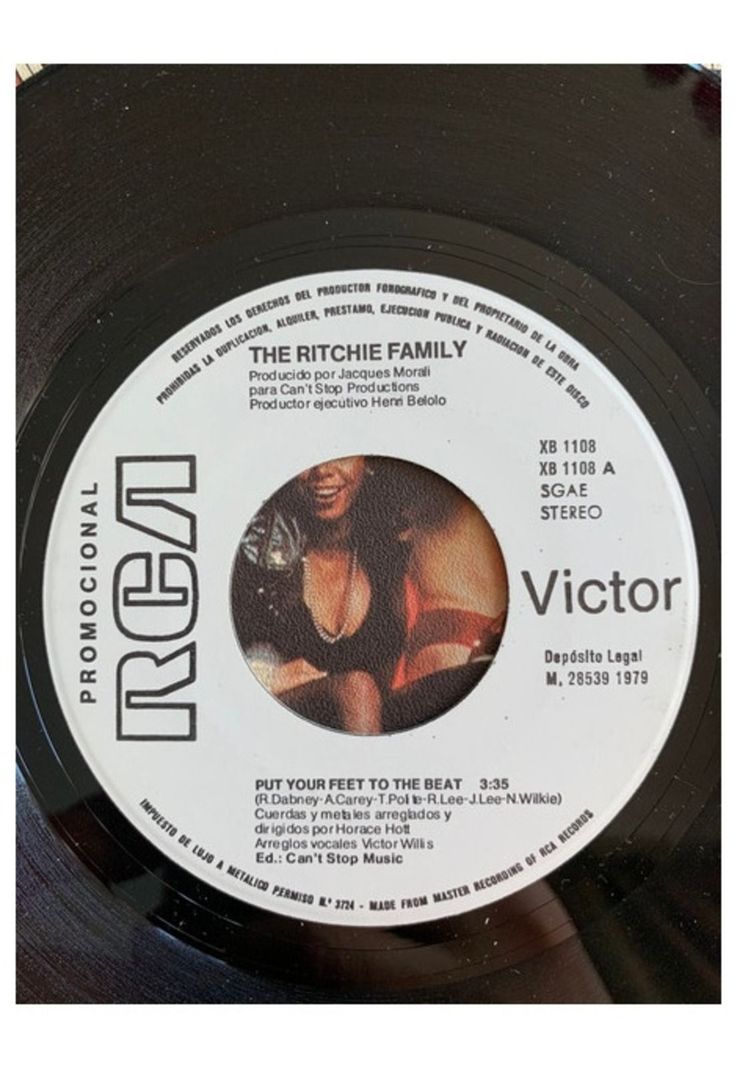 THE RITCHIE FAMILY - PUT YOUR FEET TO THE BEAT | 7" SINGLE USADO-2