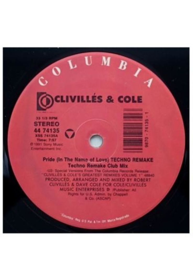 CLIVILLES & COLE - PRIDE IN THE NAME OF LOVE VINILO | 12" MAXI SINGLE USADO-2
