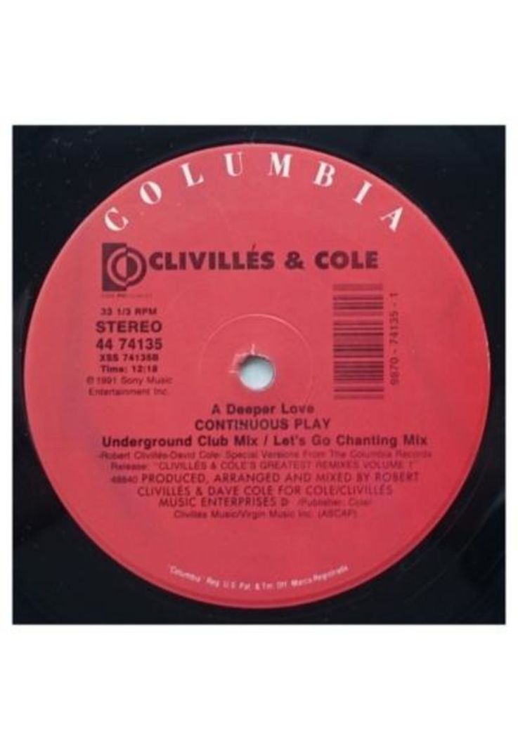 CLIVILLES & COLE - PRIDE IN THE NAME OF LOVE VINILO | 12" MAXI SINGLE USADO-3