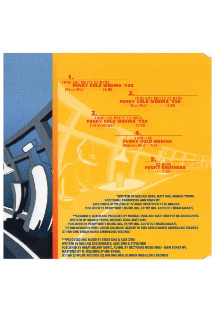 TONE-LOC - FUNKY COLD MEDINA | CD SINGLE USADO-3
