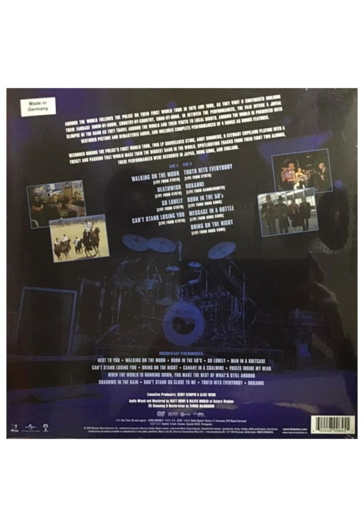 POLICE - AROUND THE WORLD (LP+DVD) | VINILO-1