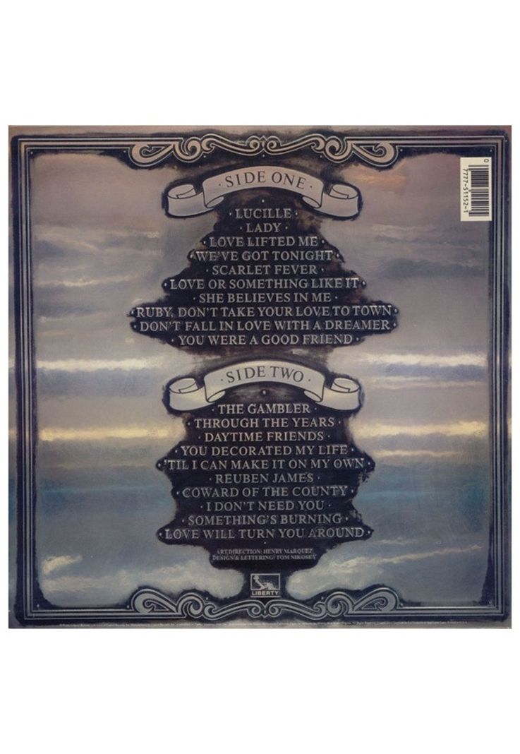 KENNY ROGERS - TWENTY GREATEST HITS | VINILO USADO-1