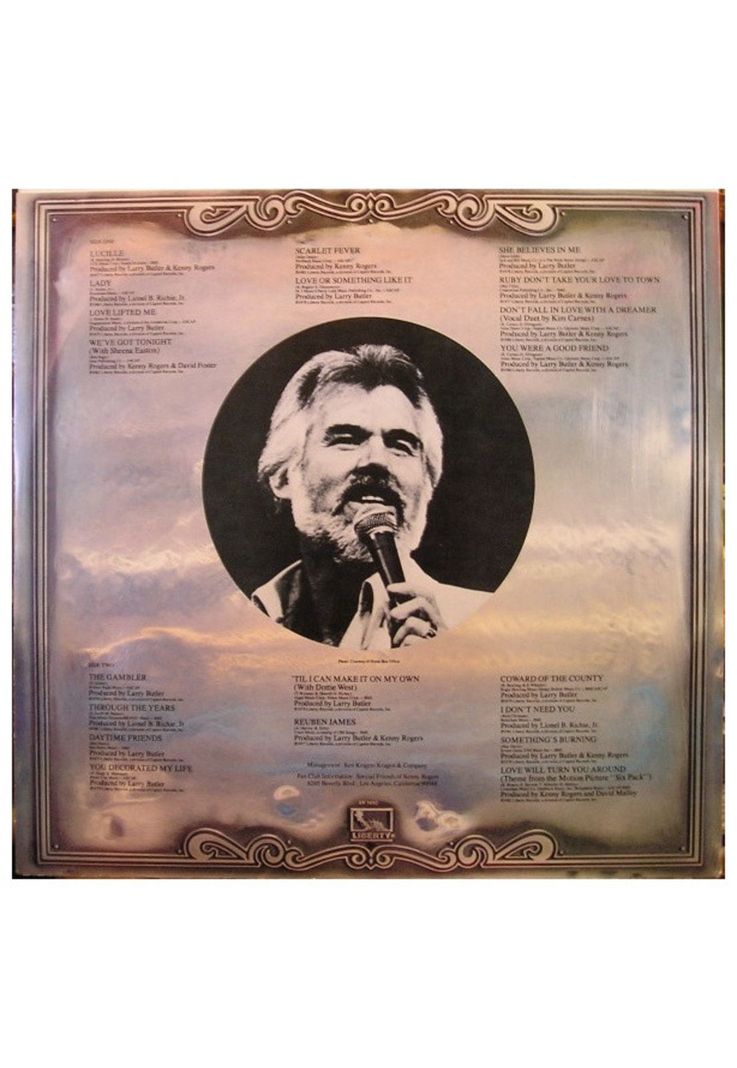 KENNY ROGERS - TWENTY GREATEST HITS | VINILO USADO-5