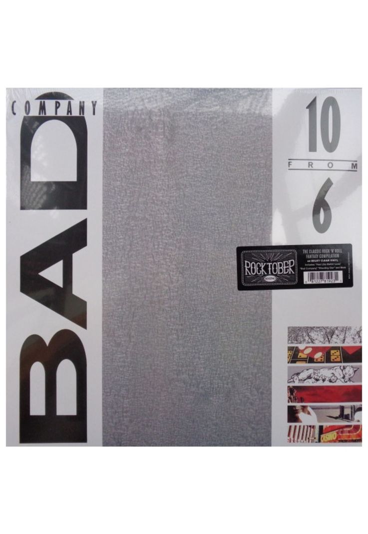BAD COMPANY - 10 FROM 6 (CLEAR WHITE VINYL) | VINILO