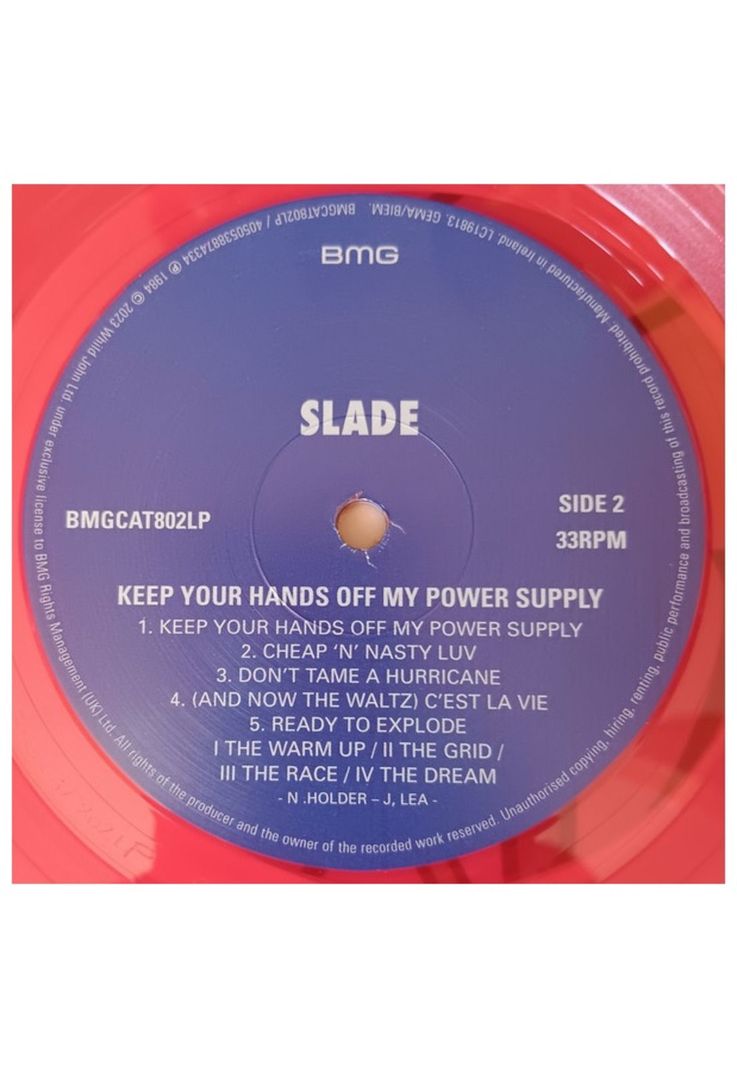 SLADE - KEEP YOUR HANDS OFF MY POWER SUPPLY (RSD)(RED VINYL) | VINILO-2