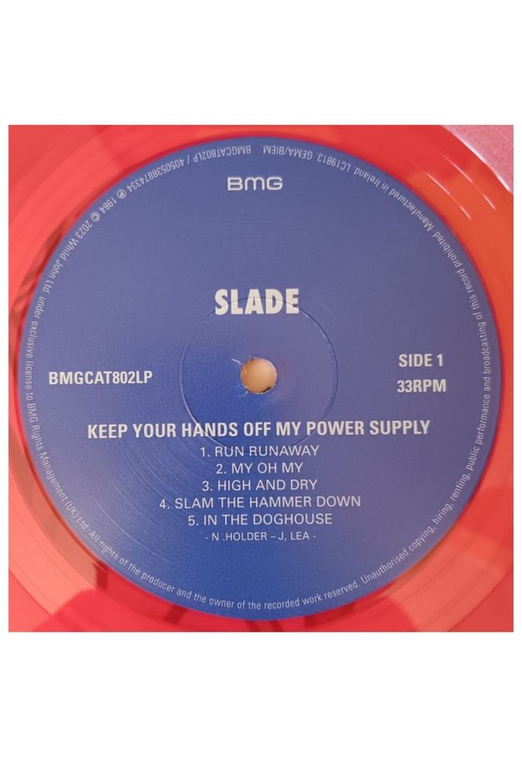 SLADE - KEEP YOUR HANDS OFF MY POWER SUPPLY (RSD)(RED VINYL) | VINILO-3