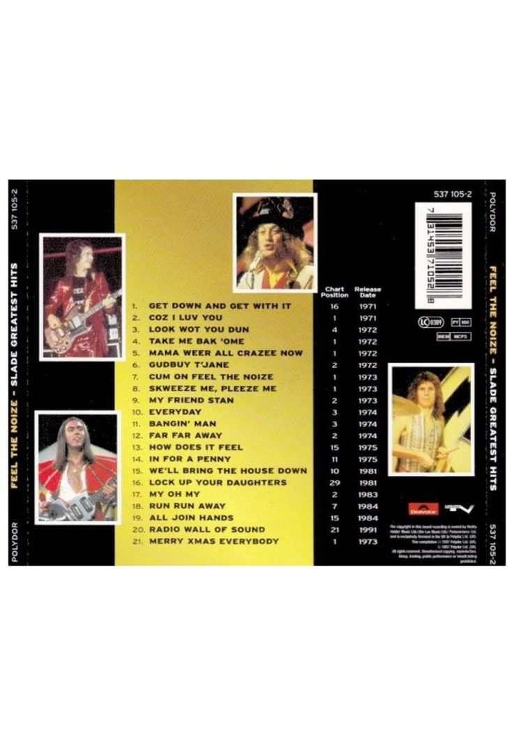 SLADE - FEEL THE NOIZE: GREATESTS HITS | CD-1