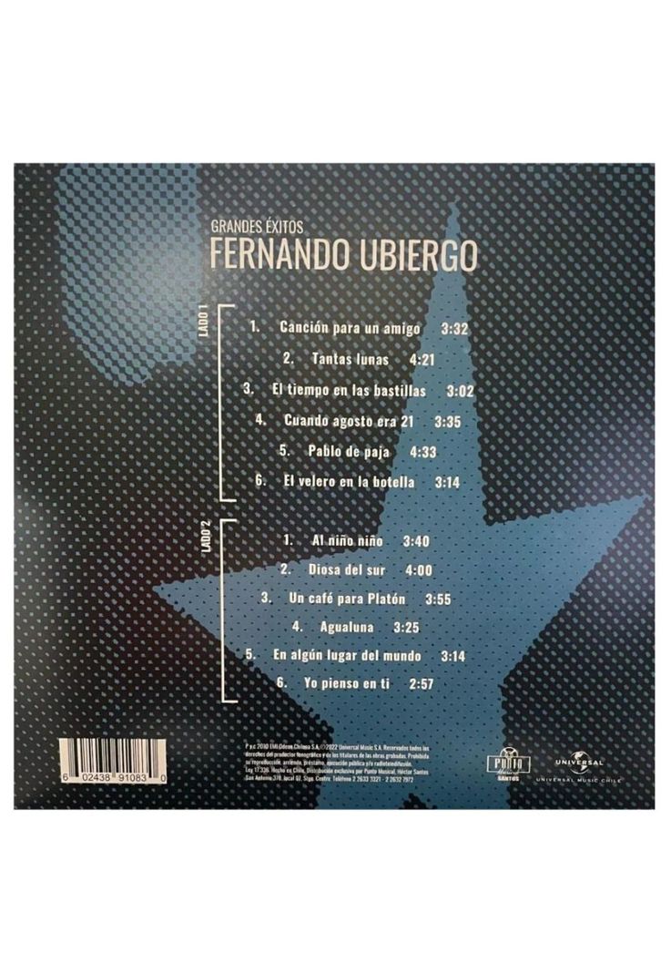 FERNANDO UBIERGO - GRANDES EXITOS | VINILO-1