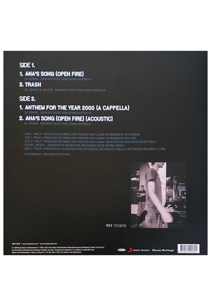 SILVERCHAIR - ANA'S SONG (OPEN FIRE) (COLOUR VINYL)-2