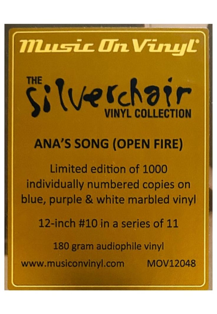 SILVERCHAIR - ANA'S SONG (OPEN FIRE) (COLOUR VINYL)-7